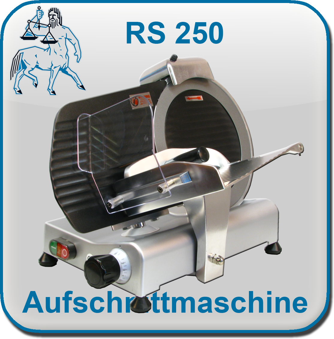 {Allesschneider
92} Aufschnittmaschine Allesschneider RS 250 Teflon | {Allesschneider
92}